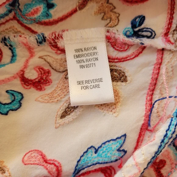 Embroidered Boho Top - Picture 6 of 6